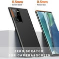 thumbnail image 3 of Dteck Slim Fit Case For Samsung Galaxy Note 20 Ultra, Ultra Thin Hard Plastic with Matte Finish Grip Phone Cover Case Compatible with Samsung Note 20 Ultra / Note20 Ultra 5G 6.9 inch, Black, 3 of 5