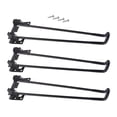 thumbnail image 2 of 3x Iron Furniture Legs Folding for Coffee Tables End Tables Replacement 42cm, 2 of 7