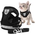 thumbnail image 1 of Harnais Chat,Harnais pour Chat,Laisse Harnais Chat,Harnais Laisse pour Chat,Harnais pour Chat avec Laisse Gilet Réfléchissant,Réglable Harnais Laisse pour Chat Petit,aux Chiots Chat Balade (S), 1 of 5