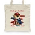 thumbnail image 2 of Republican Pomeranian Making Woof Count Election 2024 Canvas Tote Bag Pom Dog Lover Gifts Reusable Shopping Grocery Bag - 01002, 2 of 5