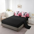 thumbnail image 6 of Feelyou 3D Couple Horse Twin Bedding Sets 7-Piece for Kids, Kawaii Rustic Animal Bedding Comforter Set, Pink Watercolor Reversible Sheet Sets, Luxury Bedroom Decor, 6 of 9