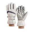 thumbnail image 3 of Guantes de invierno impermeables Zulema antideslizantes para clima frío beige, 3 of 8