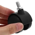 thumbnail image 3 of WRISTBIQUE Caster Replacement Wheel Furniture Mobility 4Pcs 1.5 Inches, 3 of 10