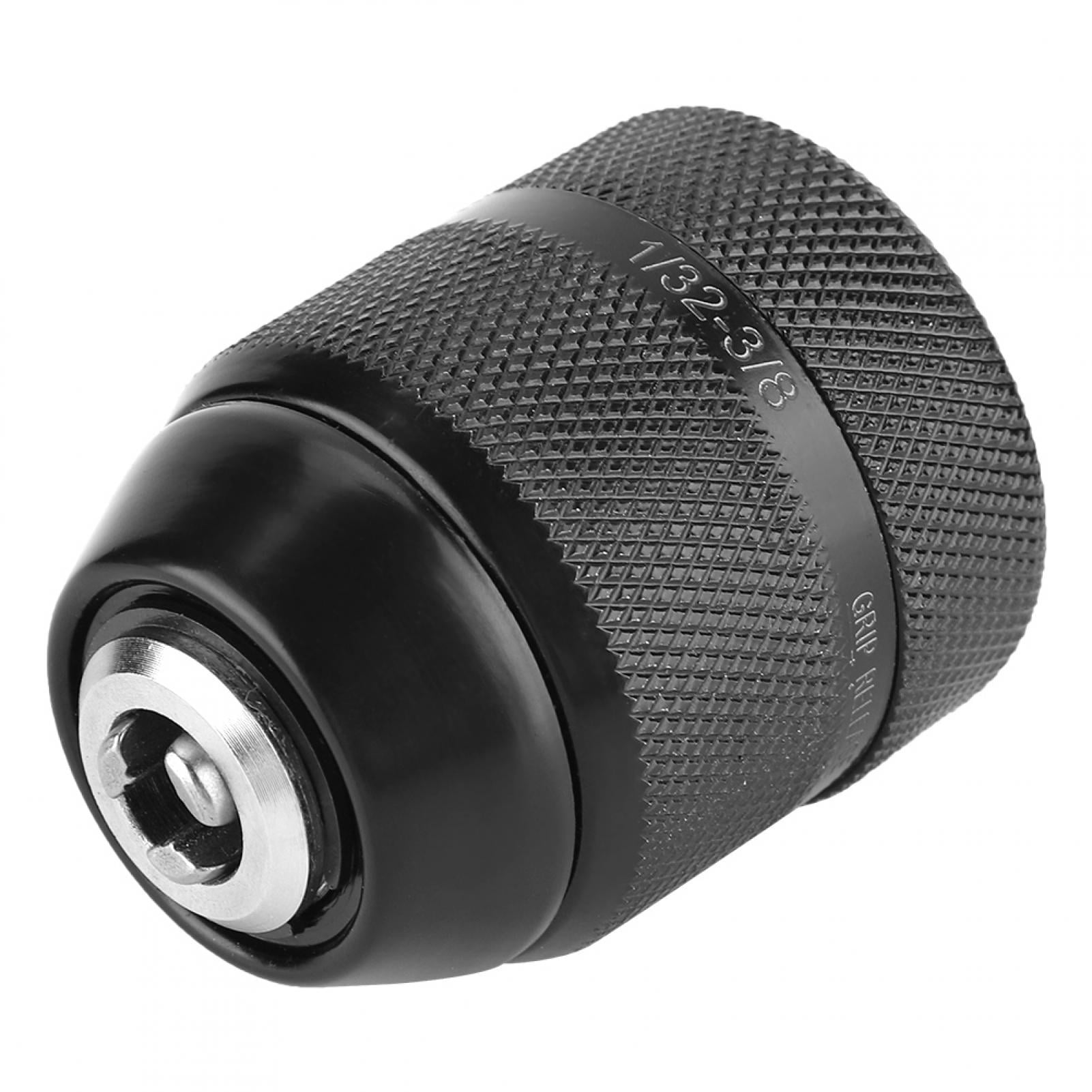 Zerodis 3/8 Thread 0.8mm10mm Keyless Metal Drill Chuck for Hand Electric Drill,3/8" Thread