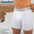 thumbnail image 4 of Super Soft Men's Boxer Briefs with Built-in Pouch Support, 4 of 7