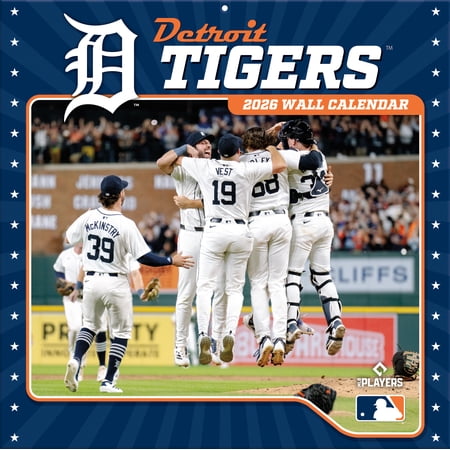 Detroit Tigers 2026 12M Turner Wall Calendar – Pf