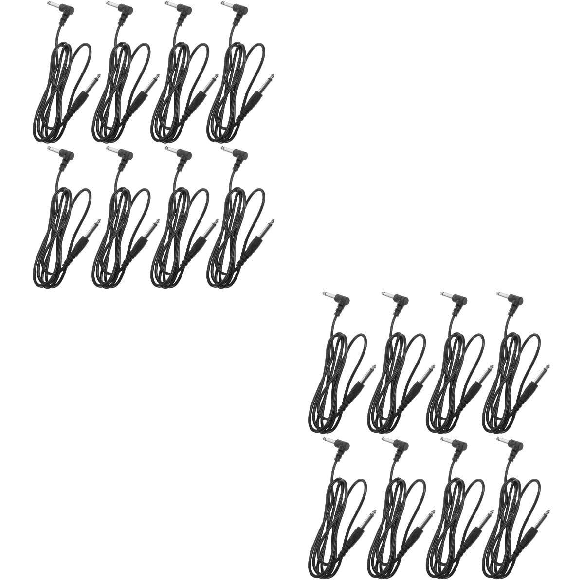 HOMEMAXS 16 pcs  Guitar Cables Professional 6.35mm Guitar Cables Instrument Cables Guitar Cords