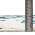 thumbnail image 5 of Unique Loom Bloom Collection Area Rug - Iris (7' 10" x 10' Rectangle White/Light Blue), 5 of 7