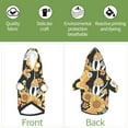 thumbnail image 5 of Bingfone Mushrooms Honeycomb Dog Clothes Hoodie, Pet Winter Coat,Puppy Sweatshirts For Small Dogs Boy Girl,Suitable For All Breeds-Small, 5 of 8