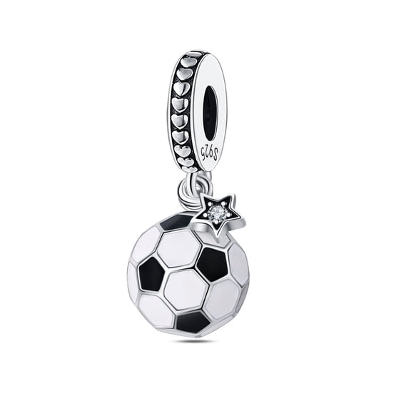 Football Pendant Charm, Compatible with Most Bracelet, Charm for Bracelet