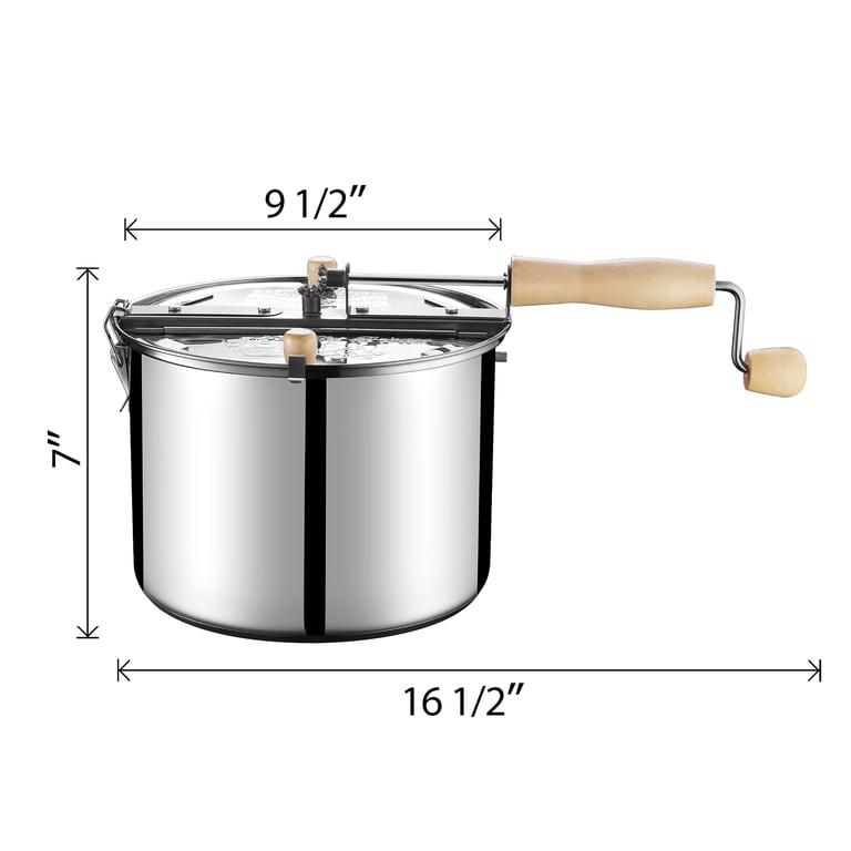 Great Northern Popcorn 6.5-Quart Stainless Steel Stovetop Popper photo 4