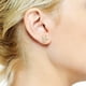 thumbnail image 4 of Pendientes «Tu gesto» Pendientes de metal con lazo completo en oro, 4 of 7