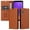 Brown, variant on Case for Samsung Galaxy A7 2018 Wallet Case with Card Slots PU Leather Magnetic Closure