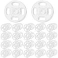 thumbnail image 1 of 100pcs Clear Shirt Buttons Coat Snaps Buttons Invisible Snaps Fasteners Press Stud DIY Sewing Accessories (13mm), 1 of 9