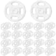 thumbnail image 1 of 100 botones transparentes para camisas, abrigos y chaquetas, broches invisibles, cierres de presión, accesorios de costura DIY (13 mm), 1 of 7