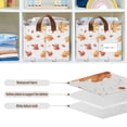 thumbnail image 4 of Yayeee Foldable Storage Basket for Shelves with Handles Waterproof Cloth Bins, Watercolor Autumn Leaves, 4 of 7