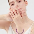 thumbnail image 3 of Natural Gemstone Bracelet for Wellness Energy Boosting Stylish Meaningful Jewelry Handmade Adjustable Positive Vibrations, 3 of 3