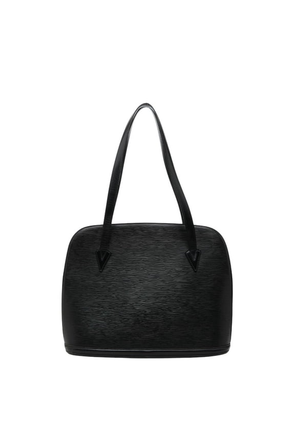 Pre-Owned Louis Vuitton Epi Lussac Tote Bag Shoulder M52282 Noir Black Leather Women's LOUIS...