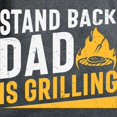 thumbnail image 3 of CafePress - Stand Back Dad Is Grilling T Shirt - Women's Traditional Fit Dark T-Shirt, 3 of 4