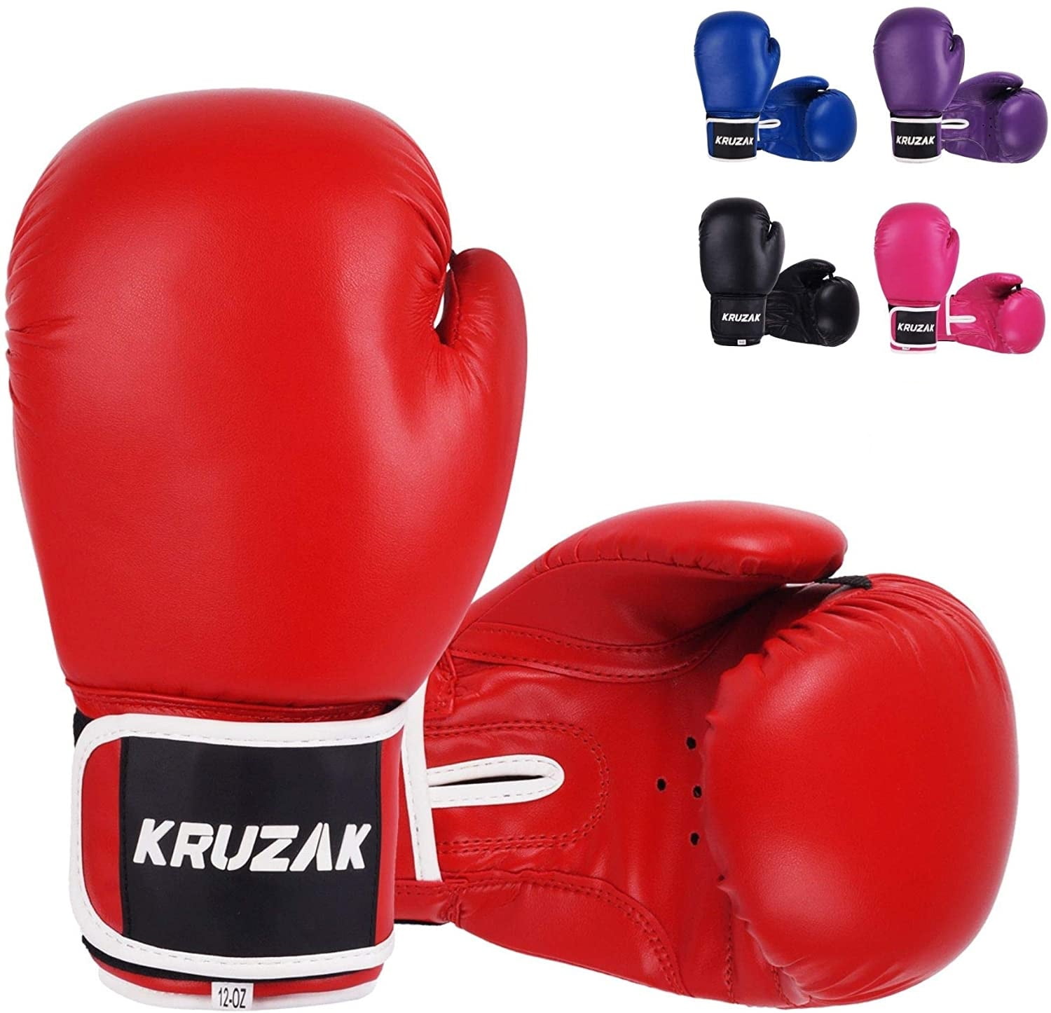 Ladies Boxing Bag Gloves Leather Punch Womens Gym Kick Pads Mitts MMA Fight 