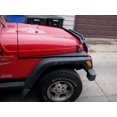 thumbnail image 1 of Fits Jeep TJ Black Coated Diamond Plate Full Top Fender Cover with Bend, 1 of 4