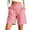 Red, variant on Hurxie Womens Gingham Lounge Shorts High Waisted Summer Pajama Beach Casual Loose Fit Summer Shorts with Pockets Red,L