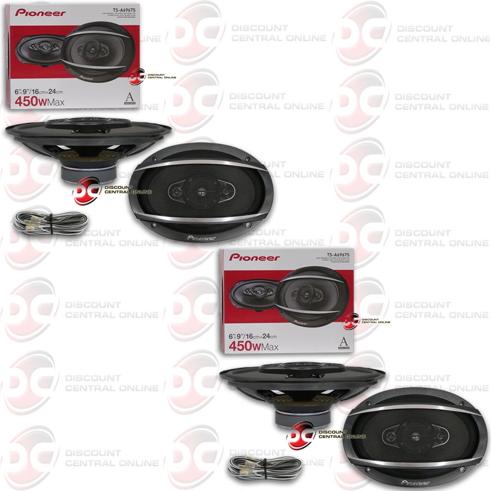 4 x Pioneer 6x9inch 6" x 9" 4way Car Audio Coaxial Speakers 450 Watts