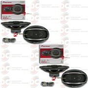 4 x Pioneer 6x9-inch 6" x 9" 4-way Car Audio Coaxial Speakers 450 Watts Max