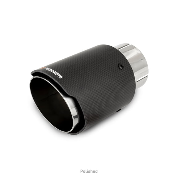 Mishimoto Carbon Fiber Exhaust Tip, 3”, Polished
