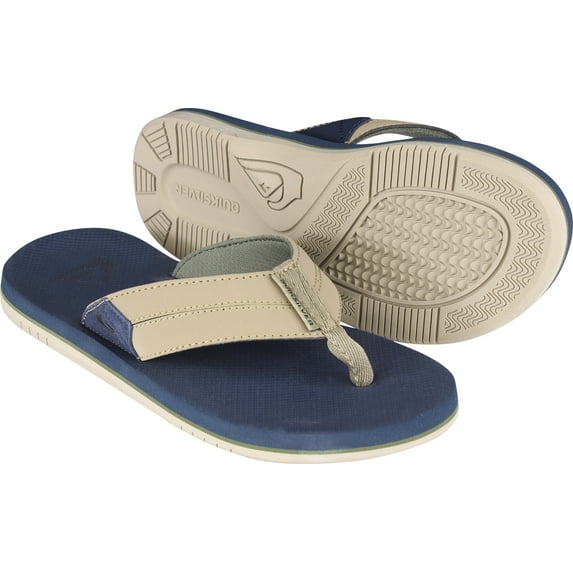 Quiksilver Mens Coastal Oasis II Beach Casual Sandals - Tan/Dark Brown