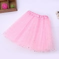 thumbnail image 2 of MIXUE Skirts For Women Summer Sequins Solid Color Mesh Elastic Waist Princess Fashion Tutu Mini Skirt Daily-Wear,Pink,One Size, 2 of 7