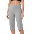 thumbnail image 4 of lmcalzta Dress Capri Pants for Women High Waisted Stretch Summer Slacks Golf Dress Work Pants(S-5XL), 4 of 8