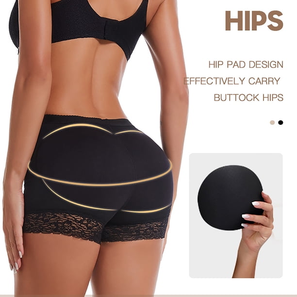 Pantalones moldeadores para mujer, pantalones levantadores de cadera, glúteos con curvas, ropa interior para glúteos falsos, pantalones moldeadores de abdomen con almohadillas insertadas, corsé para m