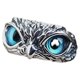 thumbnail image 4 of Qarigey Anillo de búho con ojo retro, no es fácil de deformar y anillo de ojo galvanizado, ojos de estilo de alta gama abiertos, azul cielo Type2 NO2, 4 of 6