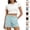 25# Light Blue, variant on Cotton Linen High Waist Cargo Shorts for Women 2026 Casual Button Fly Shorts with Pockets Comfy Summer Bottoms Navy XXL