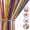 thumbnail image 3 of Gustave 3.3FT * 6.6FT Door String Curtain Wall Panel Fringe Window Room Divider Glitter Tassel Screen Ribbon Curtains for Wedding Home Party Decor "Colorful", 3 of 8