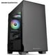 thumbnail image 2 of Gabinete Gamer THERMALTAKE S100 Cristal Templado Negro CA-1Q9-00S1WN-00 negro, 2 of 6
