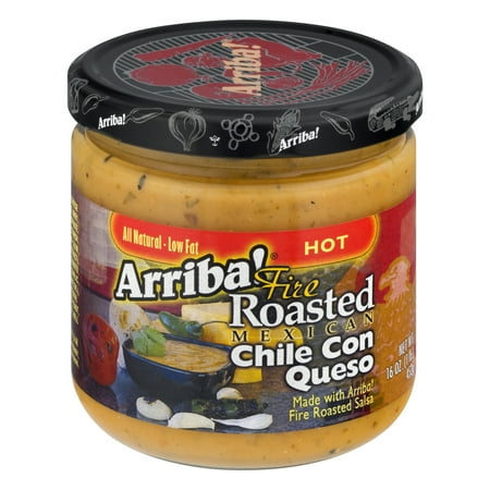 Arriba! Salsa: Hot Chile Con Queso, Fire-Roasted the Traditional Mexican Way