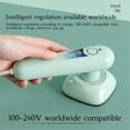 thumbnail image 2 of Mini Handheld Steamer  Portable Garment Steamer for Clothes  Adjustable 2 Levels Lemperature  50ml Capacity   Fast Heating  360-Degree Ironing  for Travel and Home Use  Light Green, 2 of 10