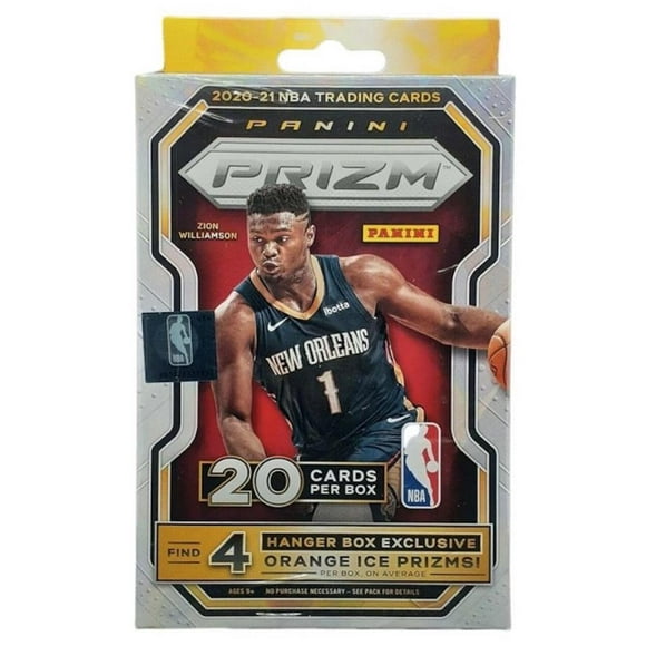 2020-21 Panini Prizm Basketball NBA Hanger Box - Bonus 4 Exclusives!
