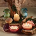 thumbnail image 3 of 47th & Main Scented Candles Dreamy Iridescent Glass Jar Candle with Lid, 4" Dia x 3.5" H, Creamy Santai, 3 of 3