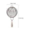 thumbnail image 2 of Tea Strainer Mesh Loose Filter Infuser Fine Steeper Stainless Strainers Steel Leaf Sifter Sieve Handle Baking Flour, 2 of 9