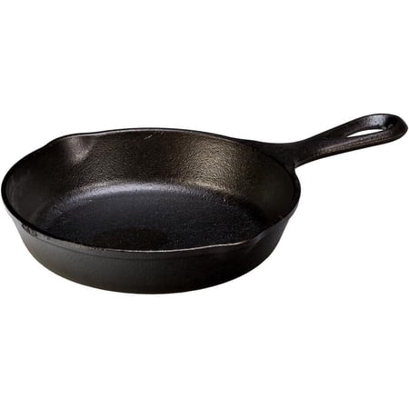 10.25 Inch Cast Iron Pre-Seasoned Skillet – Signature Teardrop Handle - Use in the Oven, on the Stove, on the Grill, or Over a Campfire, Black