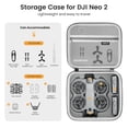 thumbnail image 3 of STARTRC Neo 2 Case,Portable PU Shoulder/Hand bag for DJI Neo 2 Fly More Combo (Drone Only) with shoulder straps,Incompatible RC-N3 Remote Controller,9.6x3.1x8.5(inch), 3 of 9