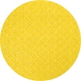 thumbnail image 1 of Ahgly Company Indoor Round Oriental Yellow Industrial Area Rugs, 6' Round, 1 of 4