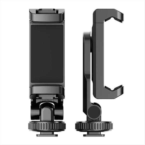 Soporte Multifuncional para Teléfono con Abrazadera, Trípode para Teléfono Giratorio con Soportes Dobles de Zapata Fría para Vlog de Teléfono Inteligente