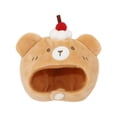 thumbnail image 1 of Gorro para muñecas de 10 cm cm, de peluche decorativo, elegante y encantador, mini gorro para juguetes de peluche, capucha de oso, 1 of 9