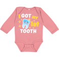 thumbnail image 3 of Inktastic I Got My 1st Tooth with Cute Tooth Baby Boys or Girls Long Sleeve Baby Bodysuit, 3 of 5