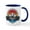 White/Navy Inside, variant on CafePress - Greek Peak Virgil New York Mugs - 11 oz Ceramic Mug - Novelty Coffee Tea Cup