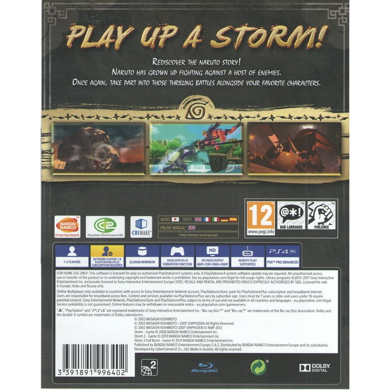 Naruto Shippuden: Ultimate Ninja Storm Trilogy for PlayStation 4